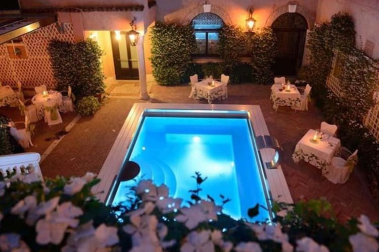 Pool from above